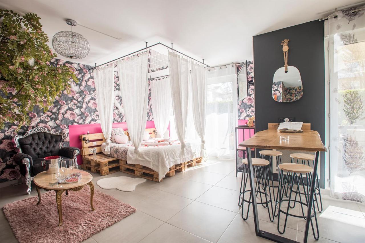 Romantisme Et Glamour 2 Avec Spa , Clim Et Jardin ดีจอง ภายนอก รูปภาพ